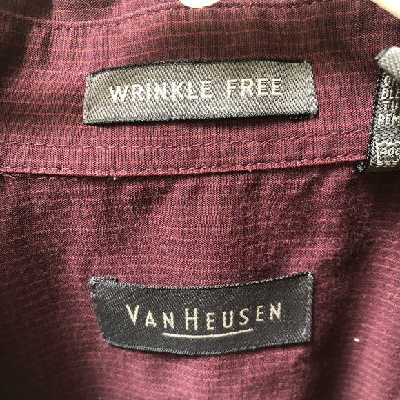 Men’s Purple Van Heusen Dress Shirt - Picture 3 of 7